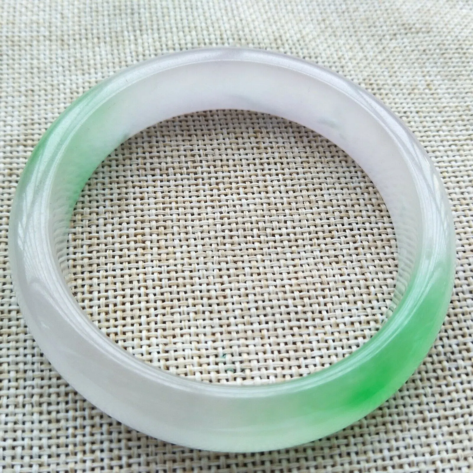 10% OFF- 56/57/58mm Certified Natural 3 Color Jadeite Emerald A Jade HandCarved Lucky Bracelet Bangle V518