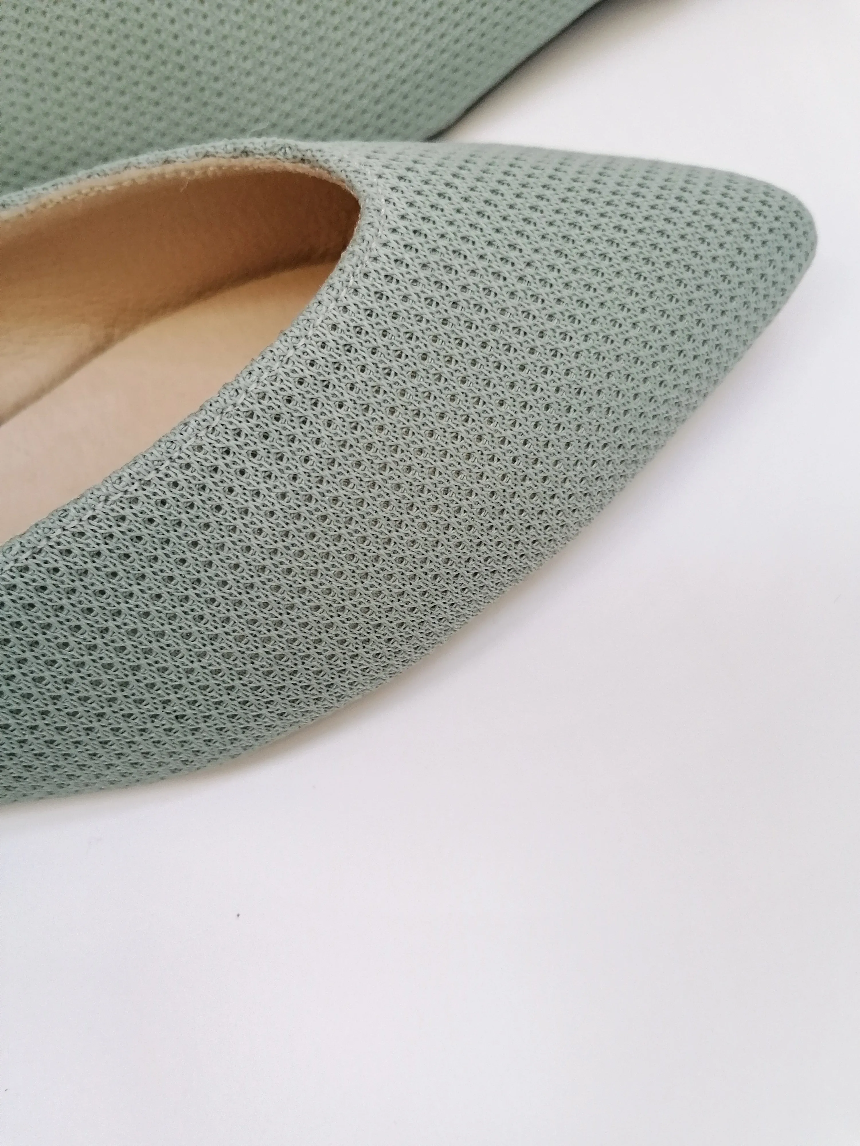 #14 Dusty Mint & Black Flats