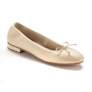1850 - Cream Soft Leather Flats for Teen/Women by London Kids