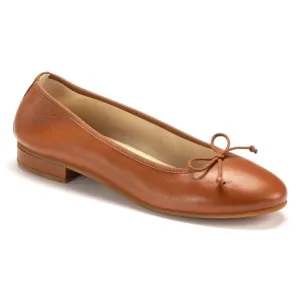 1850 - Tan Soft Leather Flats for Teen/Women by London Kids