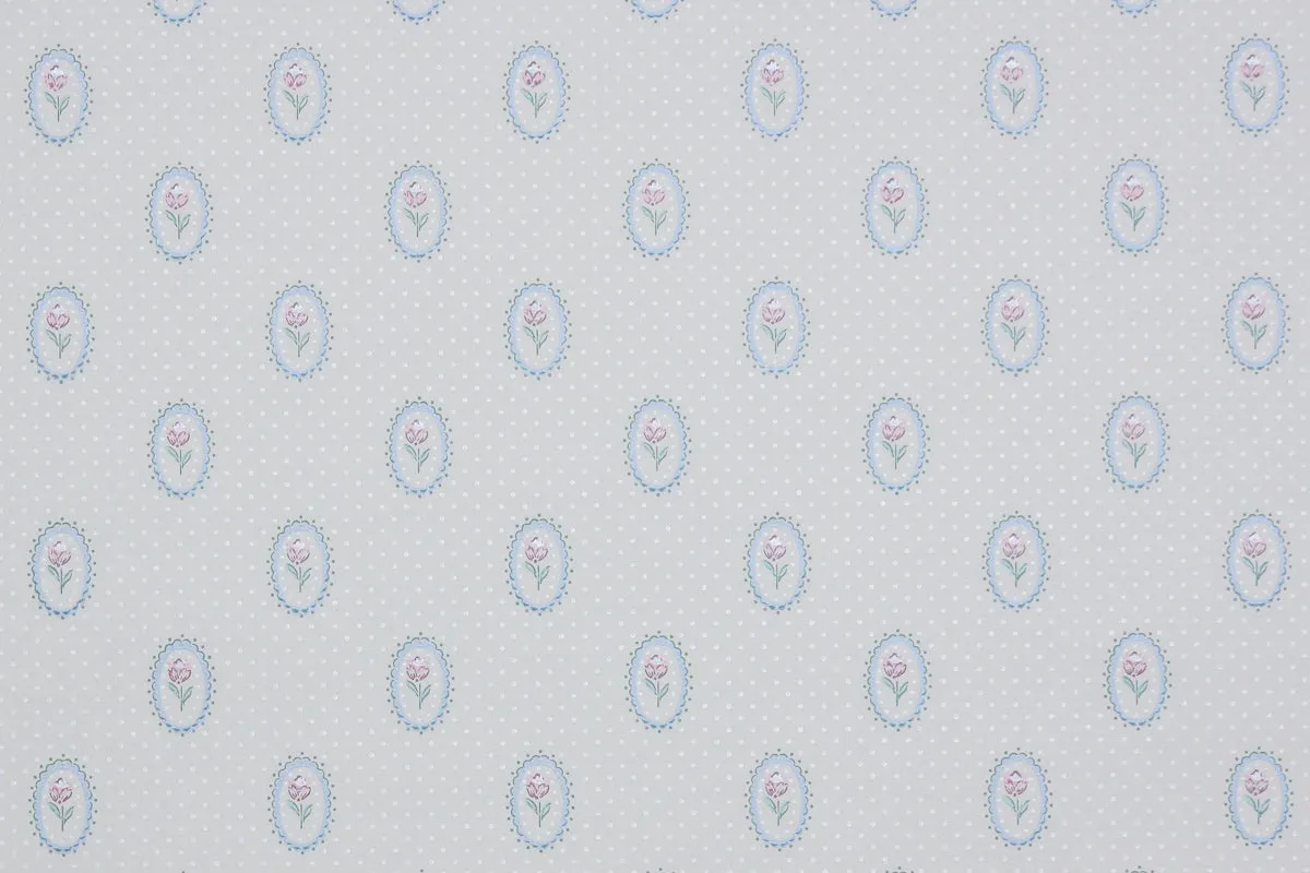 1980s | 1990s Floral Vintage Wallpaper