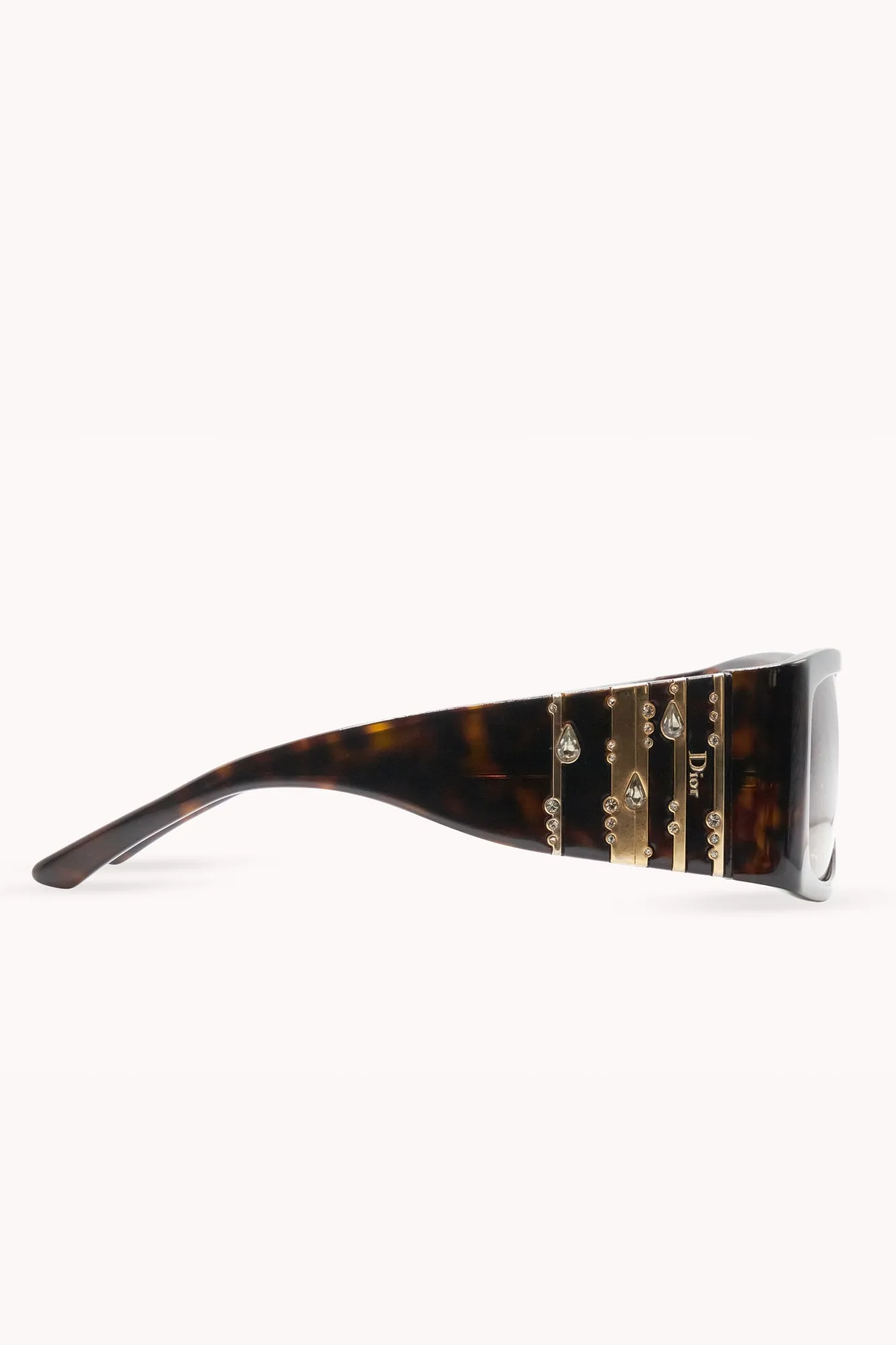 2000s Christian Dior Brown Sunglasses