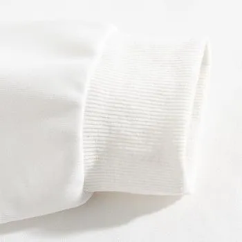 2021 Fashion Warm Christmas O-Neck White Sweater E