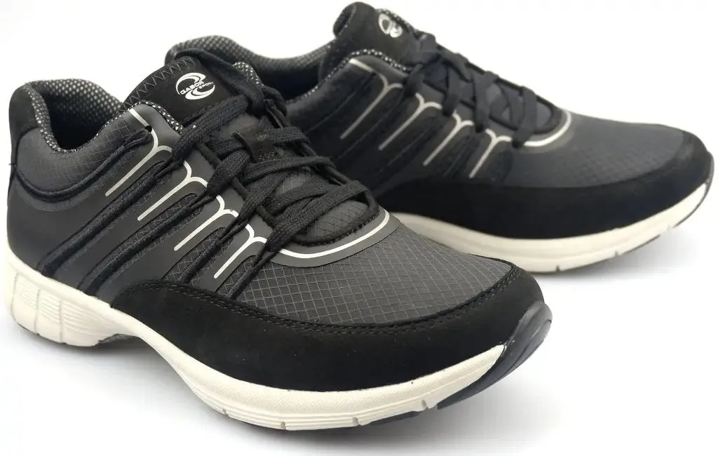 '74.352.17' women's walking running sneaker - Black