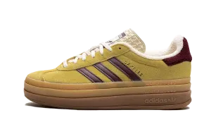 Adidas Gazelle Bold Almost Yellow Maroon