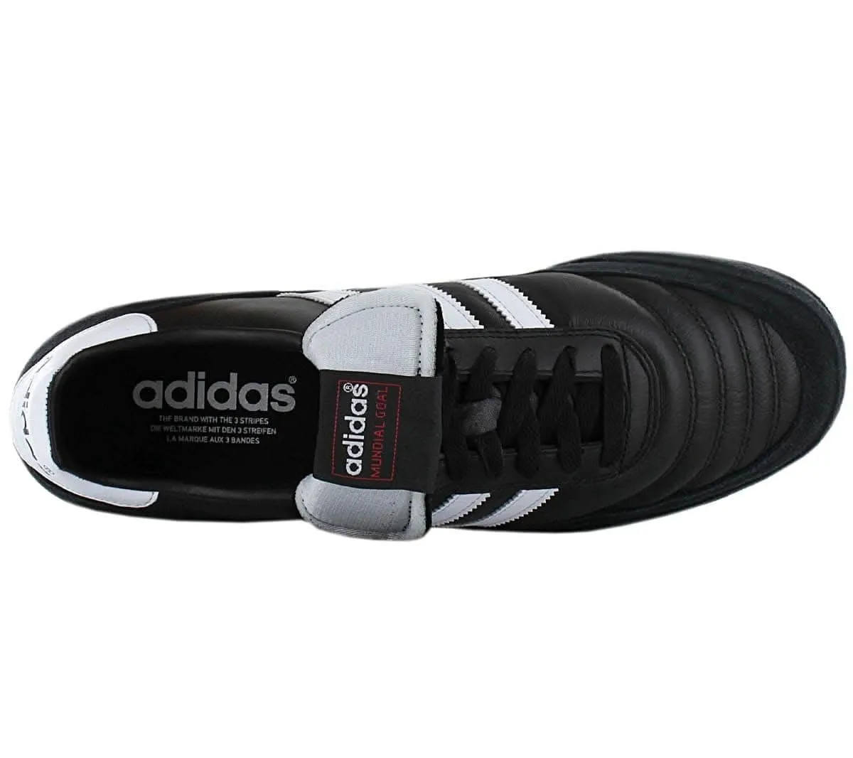 adidas Mundial Goal - Herren Hallen Fußballschuhe Schwarz 019310