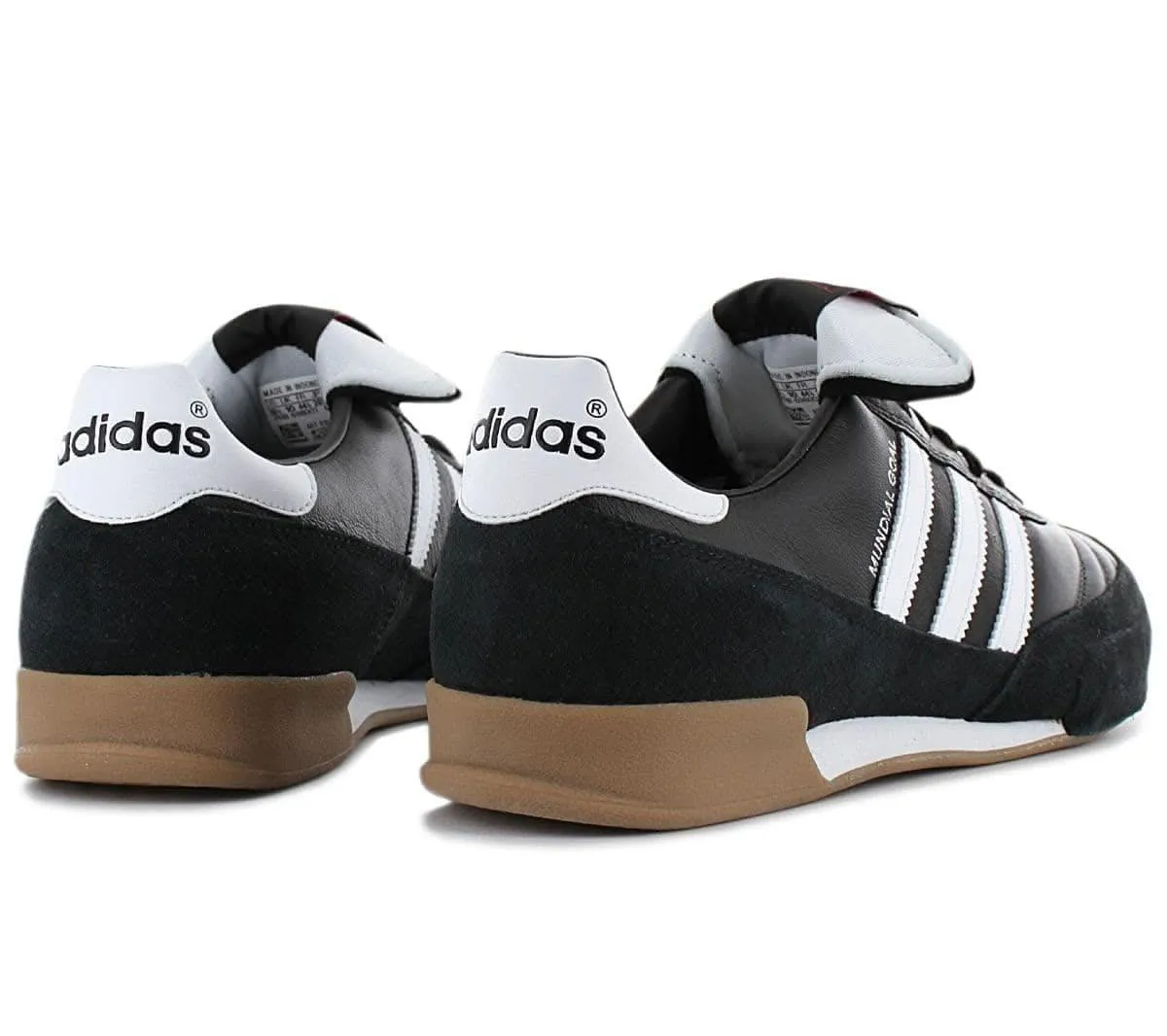 adidas Mundial Goal - Herren Hallen Fußballschuhe Schwarz 019310