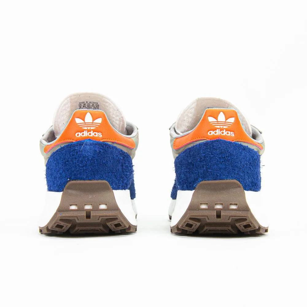 Adidas Retropy E5 Feather Grey Cloud White Victory Blue Orange Sneaker Shoe