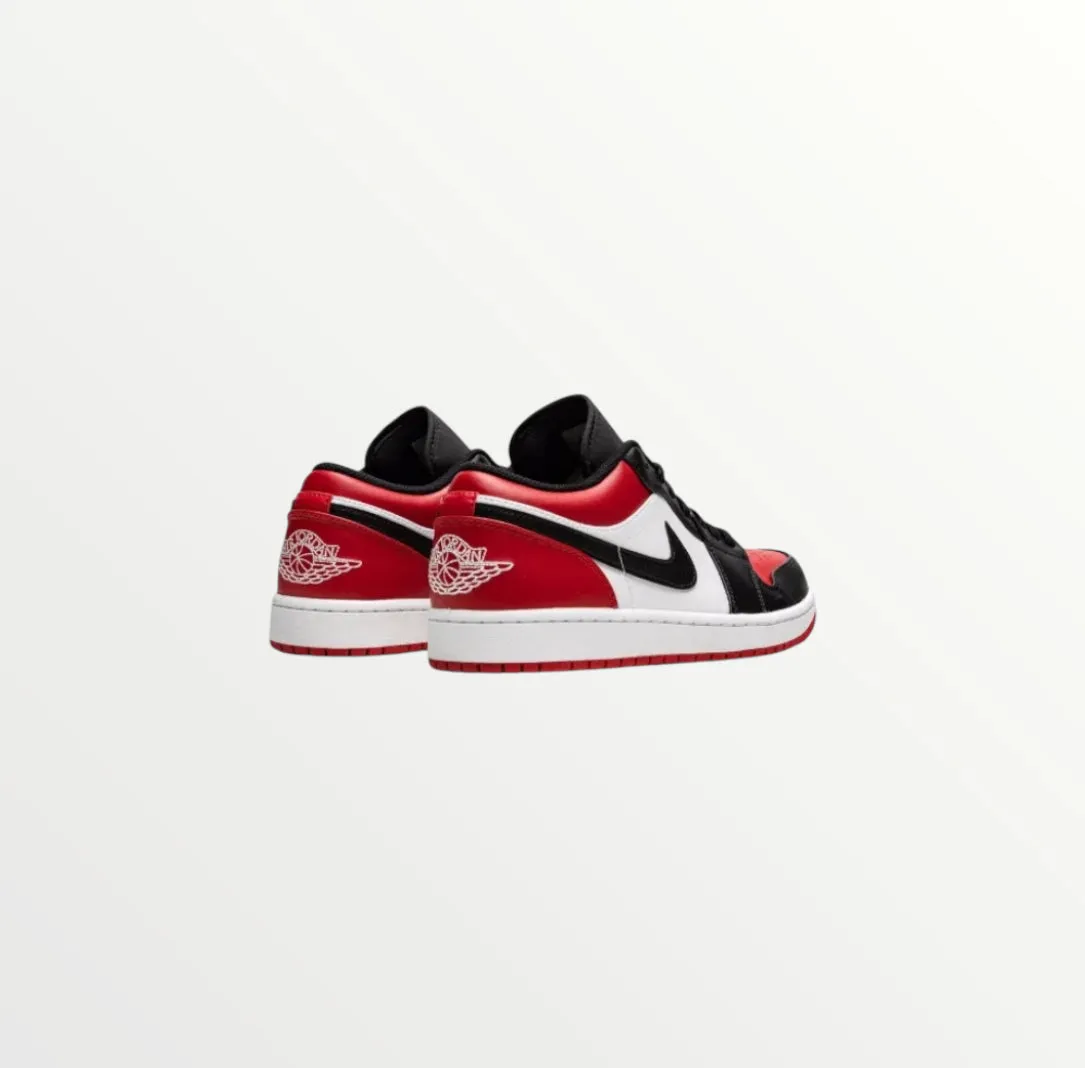 air jordan 1 low bred toe