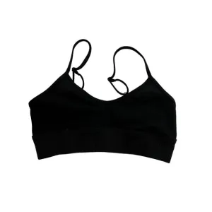 ALO Yoga Alosoft Head Start Bra in Black