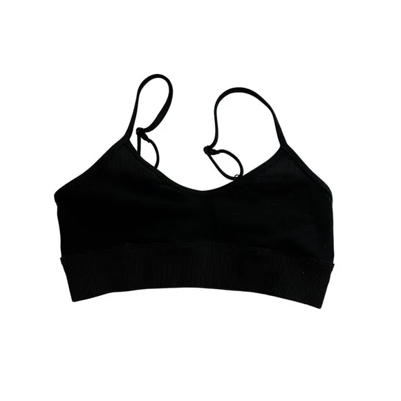 ALO Yoga Alosoft Head Start Bra in Black