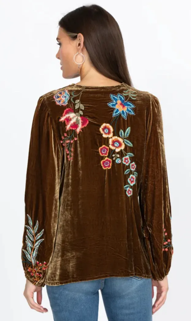 Ardell Velvet Relaxed Blouse