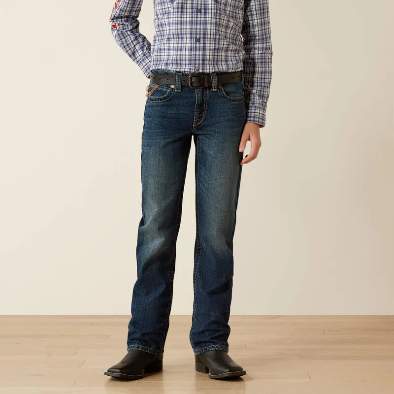 Ariat Boy's B5 Slim Nate Straight Leg Jeans-Cyclone