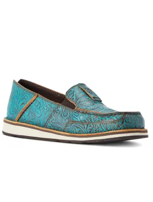 Ariat Women’s Cruiser - Brushed Turqoise Floral Emboss