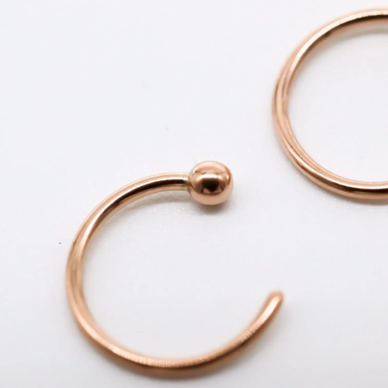 Baby Mini-Hoop Open Earrings (Adjustable)