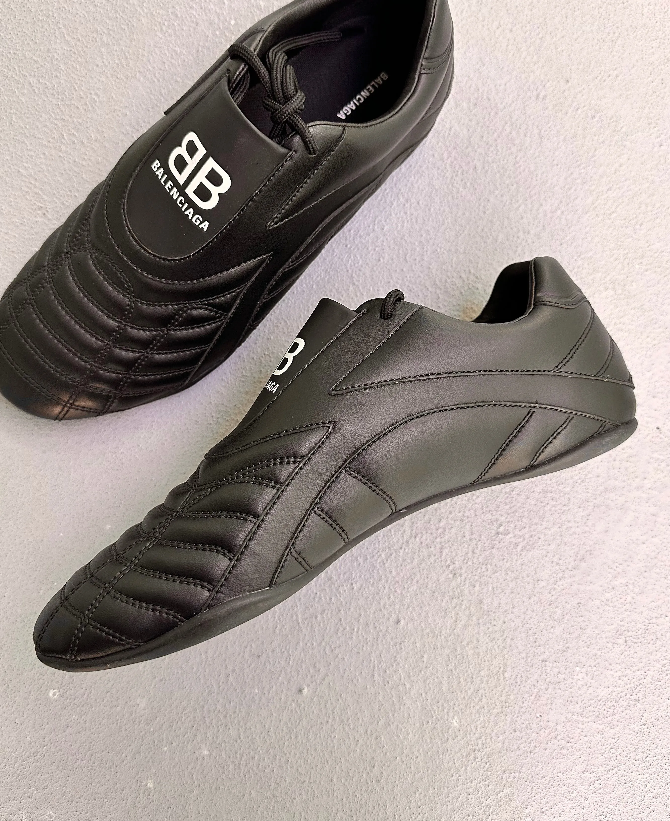 BALENCIAGA AW20 “Zen” Leather Sneakers
