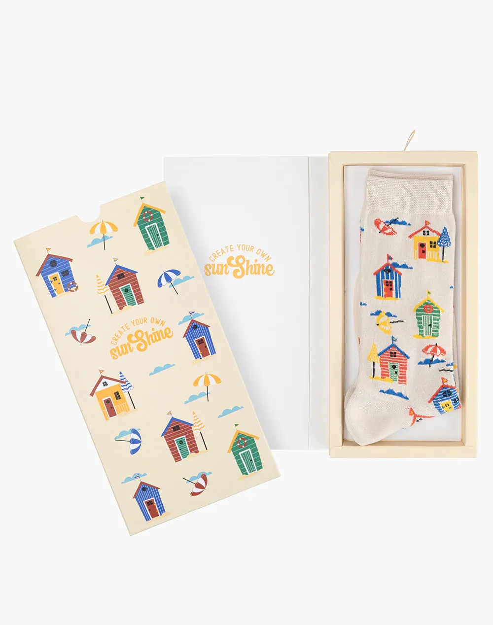 Bamboozled Beach Houses Sock Card