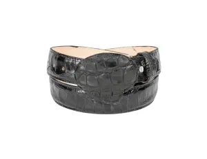 Black Bullneck Cowboy Belt
