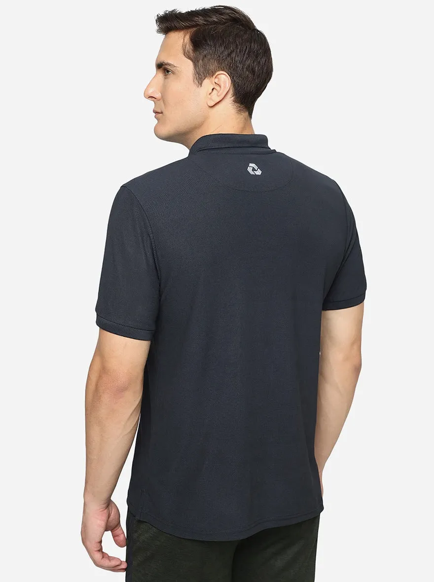 Black Solid Slim Fit T-Shirt | Jade Play
