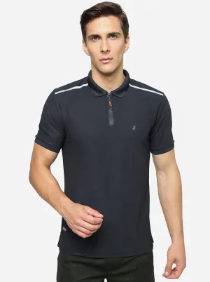 Black Solid Slim Fit T-Shirt | Jade Play