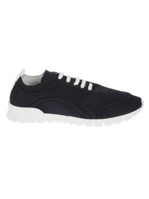 Blue Sneakers With White Accents