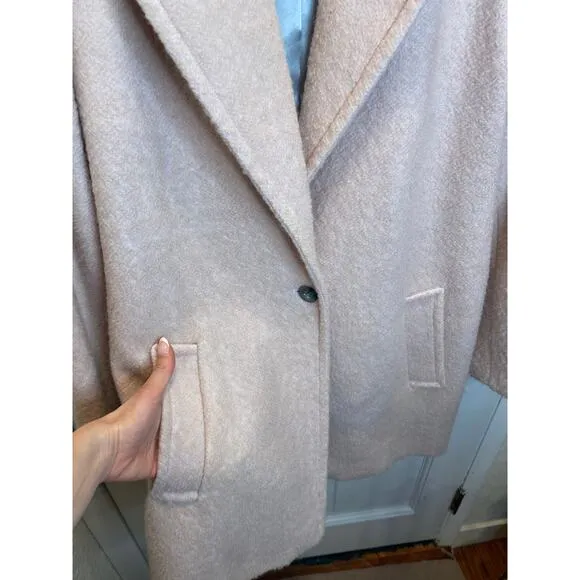 Blush Pink Calvin Klein Warm Winter Snow Bunny Professional Coat XL