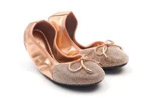 Bow Glistening Flats