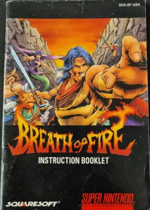 Breath of Fire manual (USA) (kosmetiske fejl)