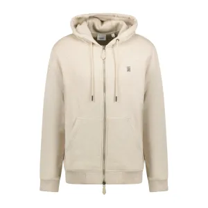 BURBERRY 'CILLIAN' TB LOGO HOODED SWEATSHIRT BEIGE