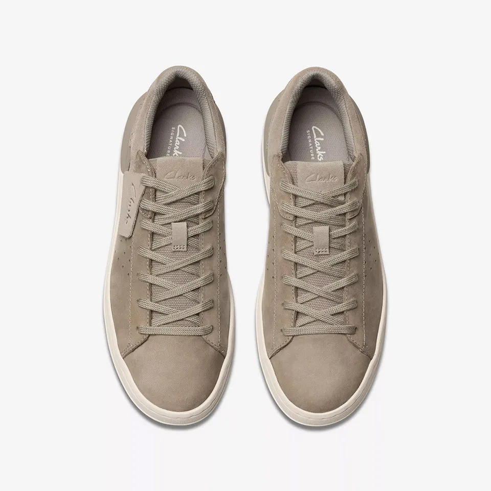 Clarks Men's Courtlite2 Run Grey Nubuck 26181294