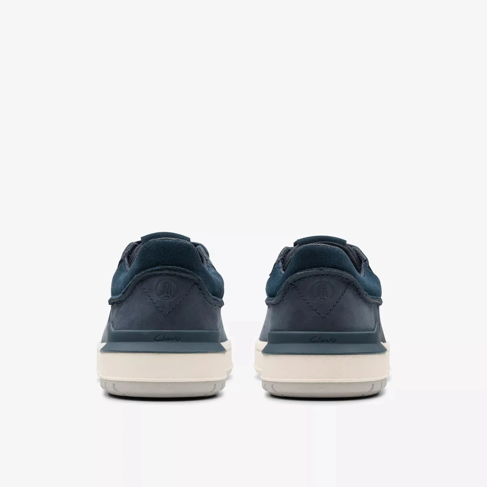 Clarks Men's Courtlite2 Run Navy Nubuck 26181323
