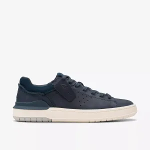 Clarks Men's Courtlite2 Run Navy Nubuck 26181323
