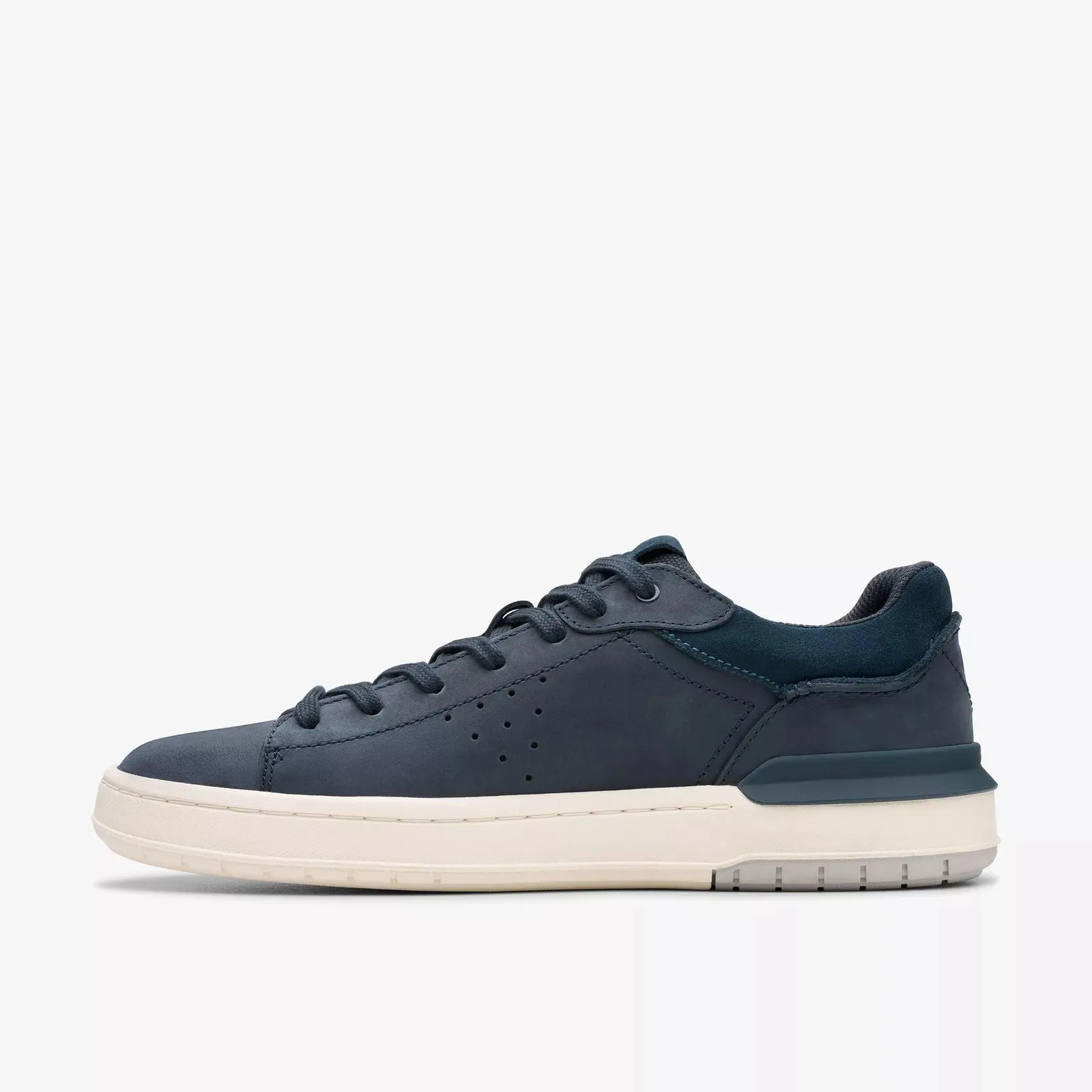 Clarks Men's Courtlite2 Run Navy Nubuck 26181323