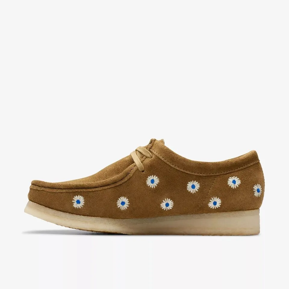 Clarks Men's Wallabee Dark Olive Emb 26175852