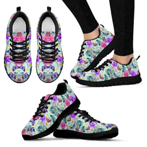 Colorful Lotus Butterfly Sneakers
