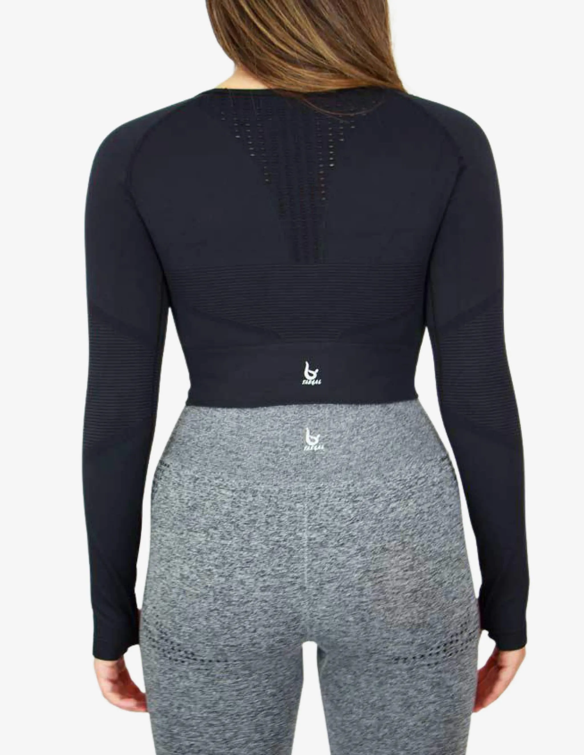 Cropped Long Sleeve - Black
