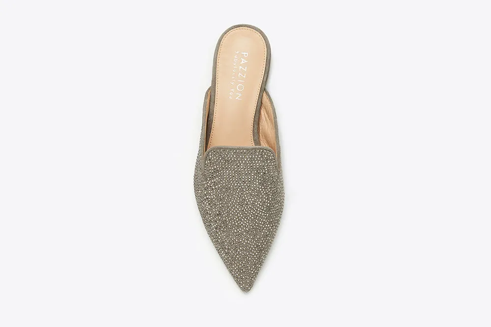 Crystal Embellishment Mules