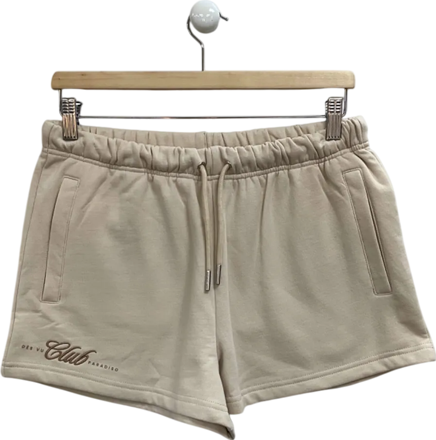 Des Vu Beige Club Paradiso Shorts UK S