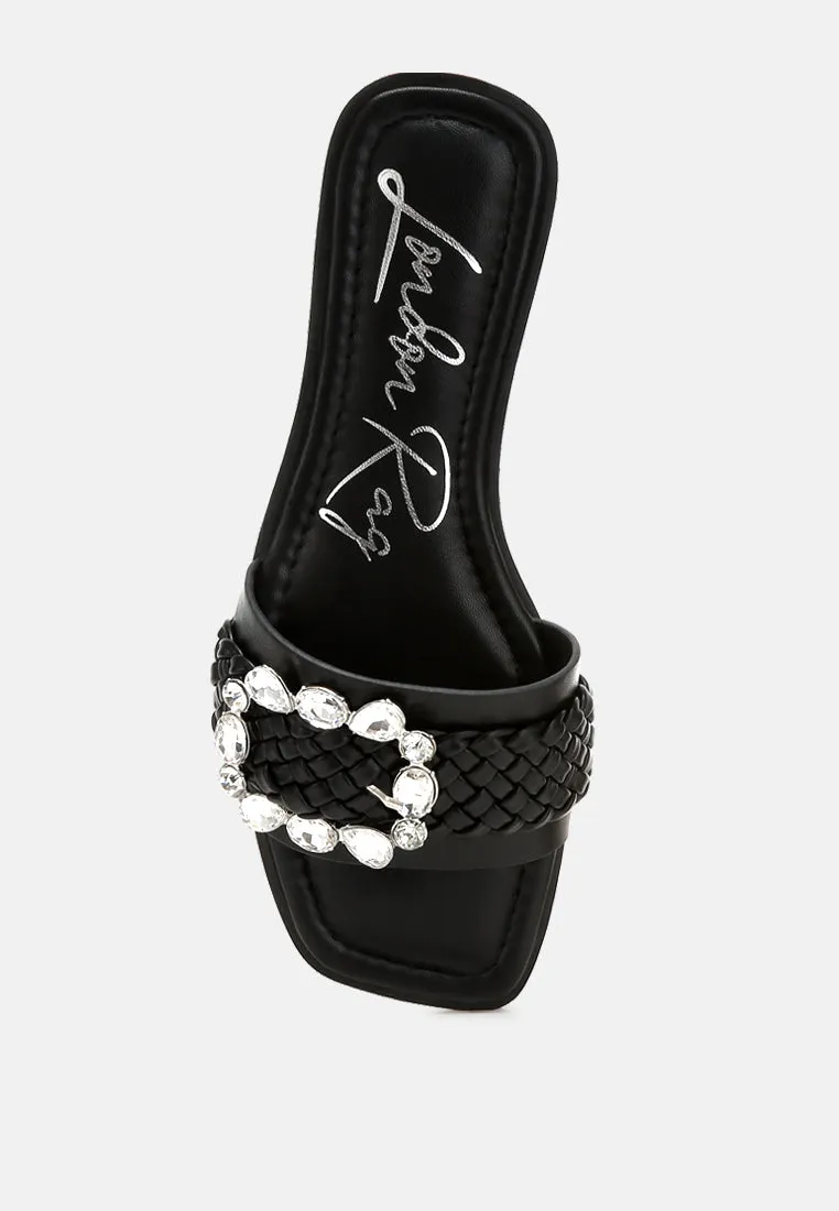 Diamante Flat Sandals By RAG