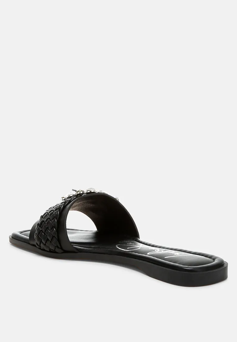 Diamante Flat Sandals By RAG