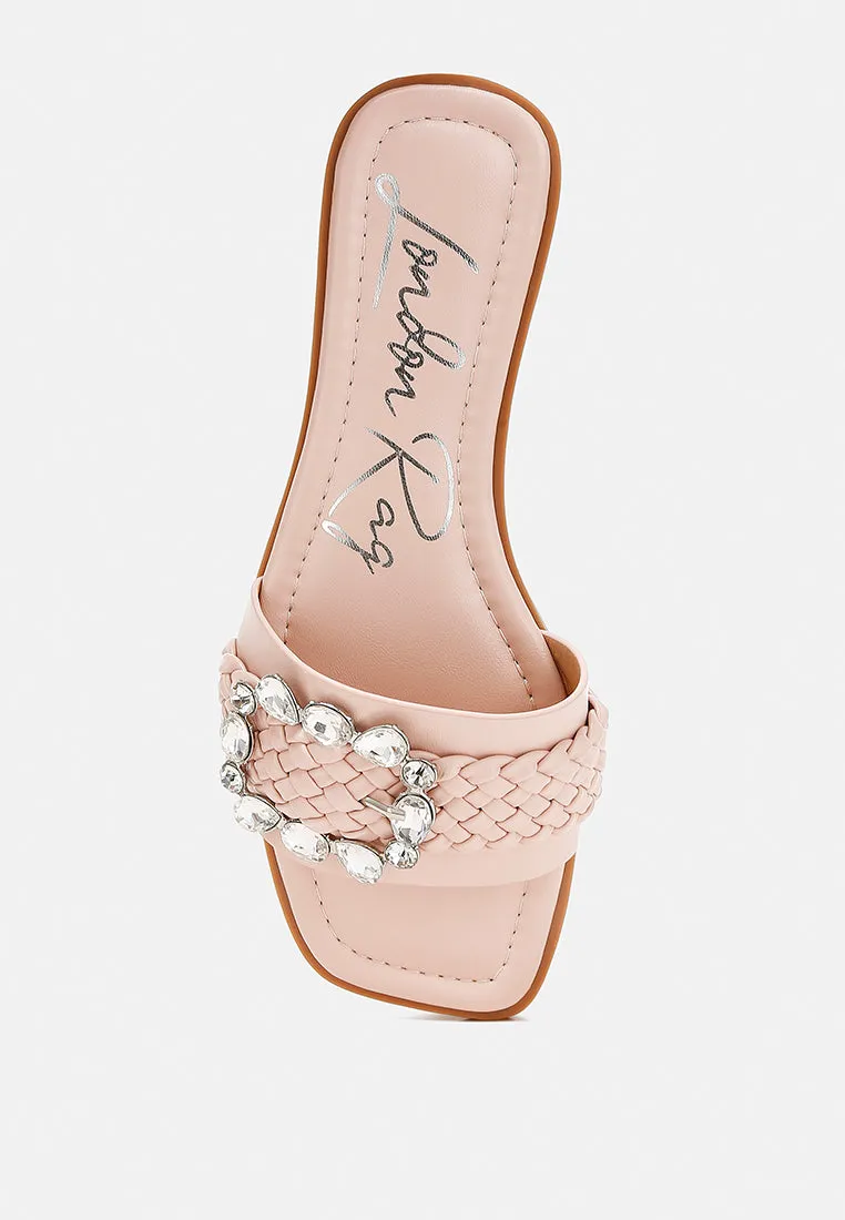 Diamante Flat Sandals By RAG