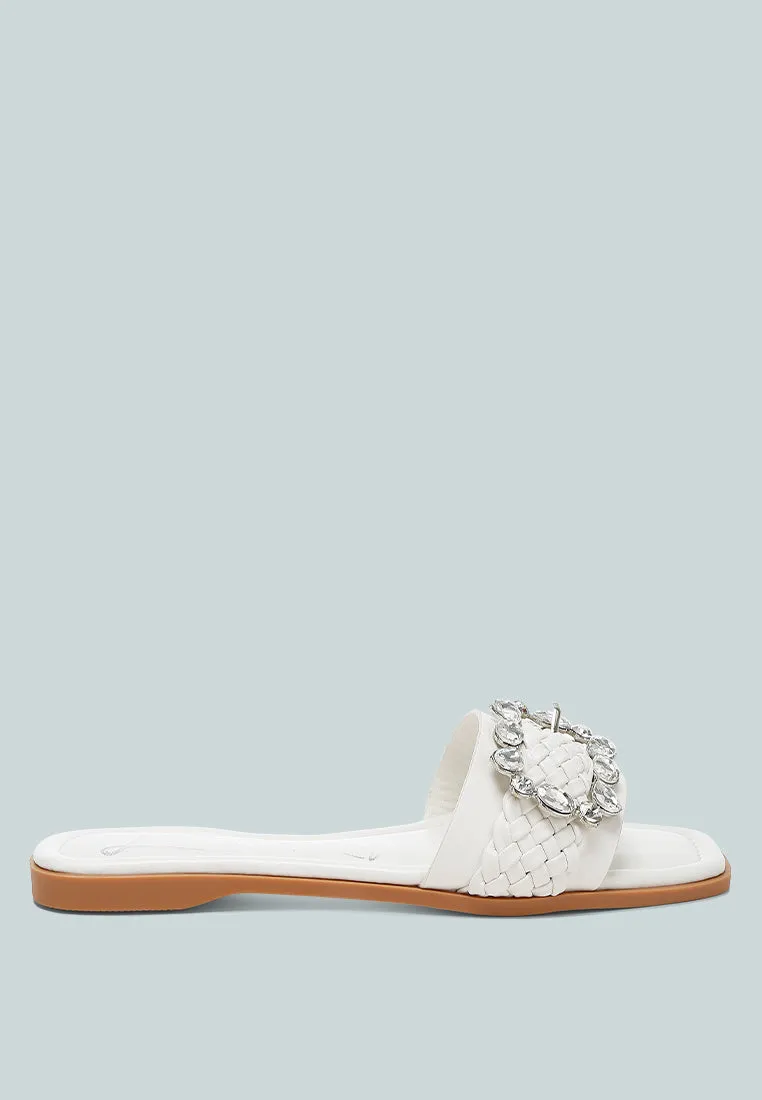 Diamante Flat Sandals By RAG