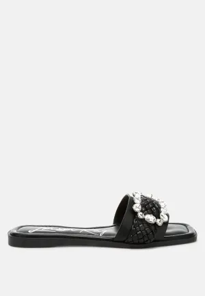 Diamante Flat Sandals By RAG