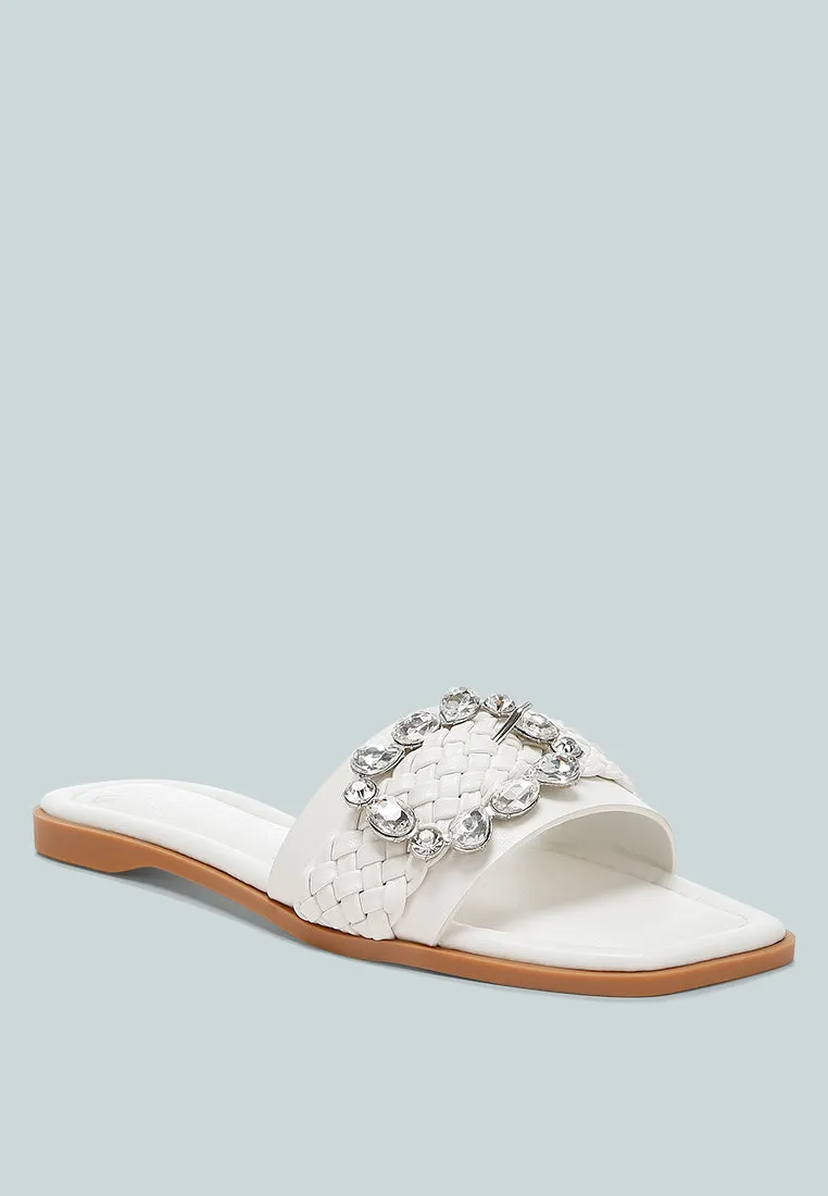 Diamante Flat Sandals By RAG
