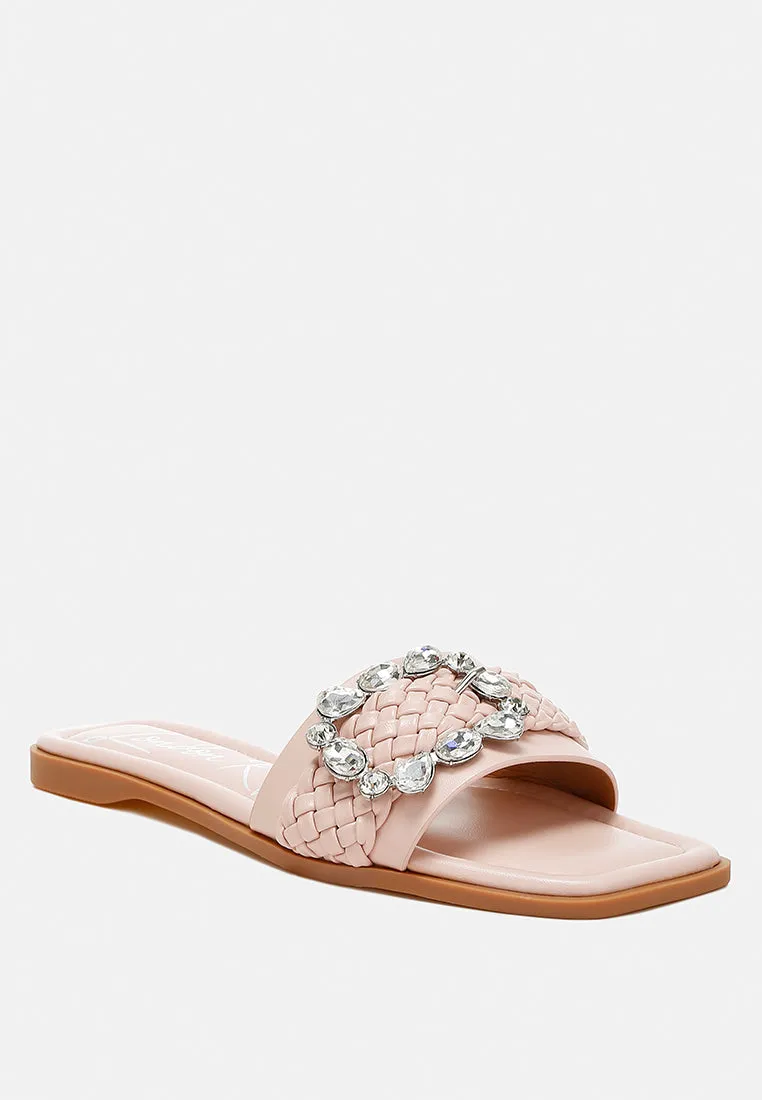 Diamante Flat Sandals By RAG