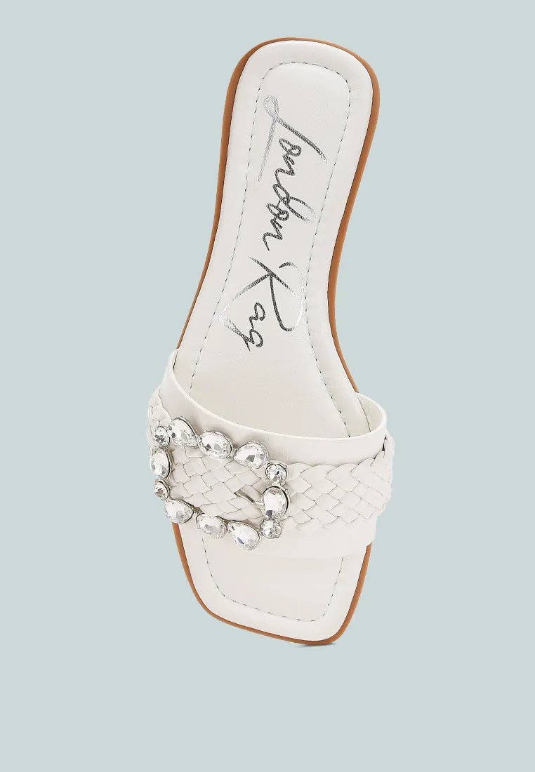 Diamante Flat Sandals By RAG