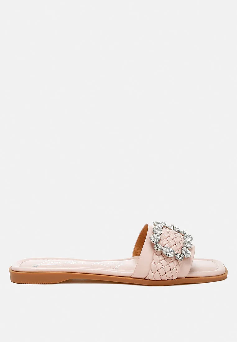 Diamante Flat Sandals By RAG
