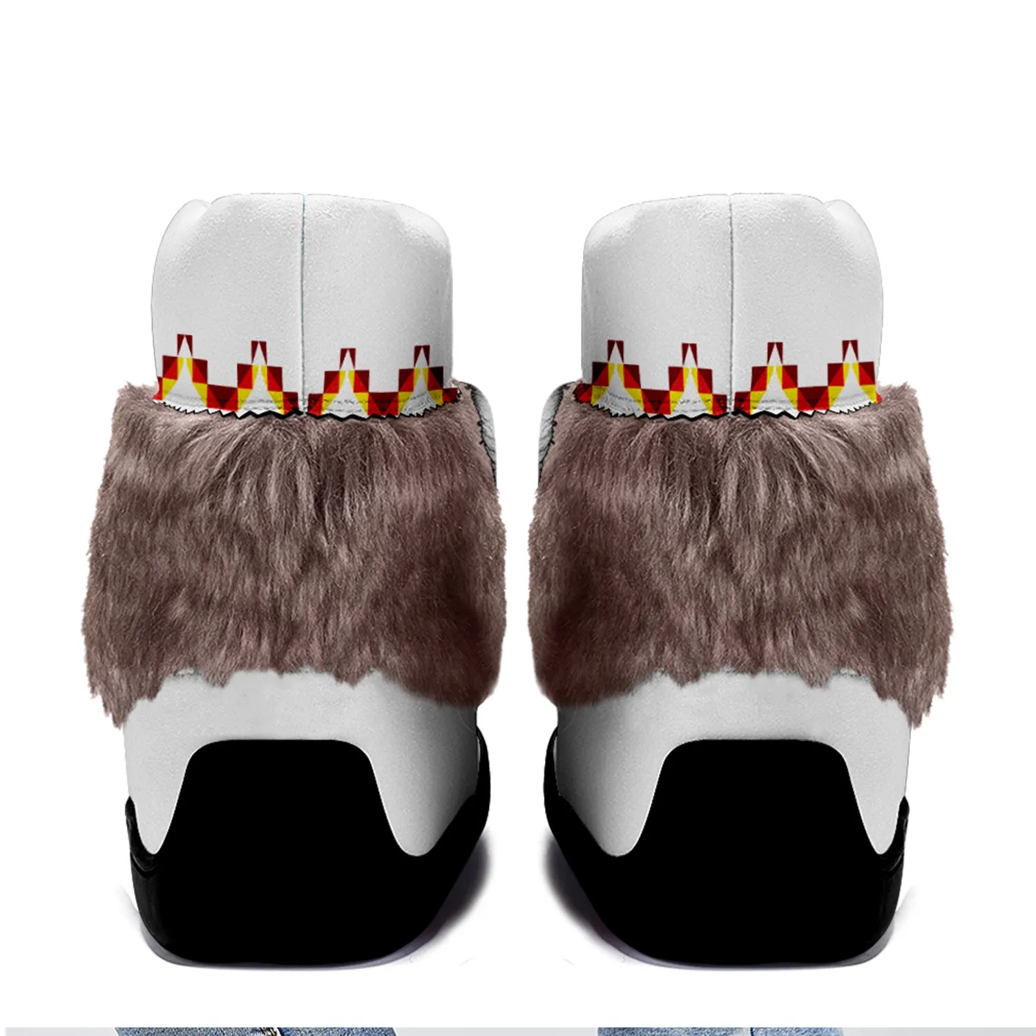 Dreams of the Ancestors Leather MocLux Short Style with Fur
