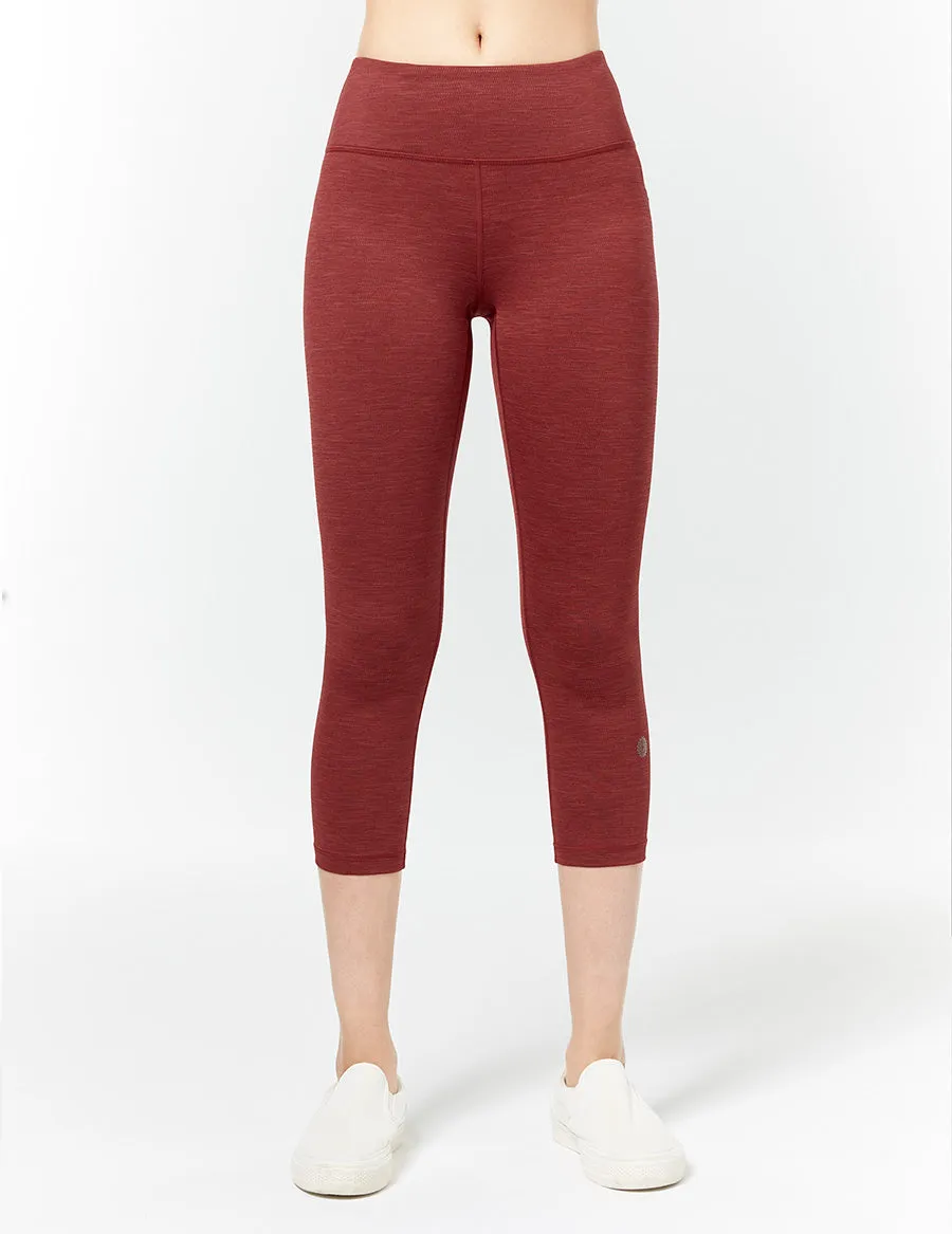 easyoga LA-VEDA Twiggy Core Capris4 - M42 M-Brick red