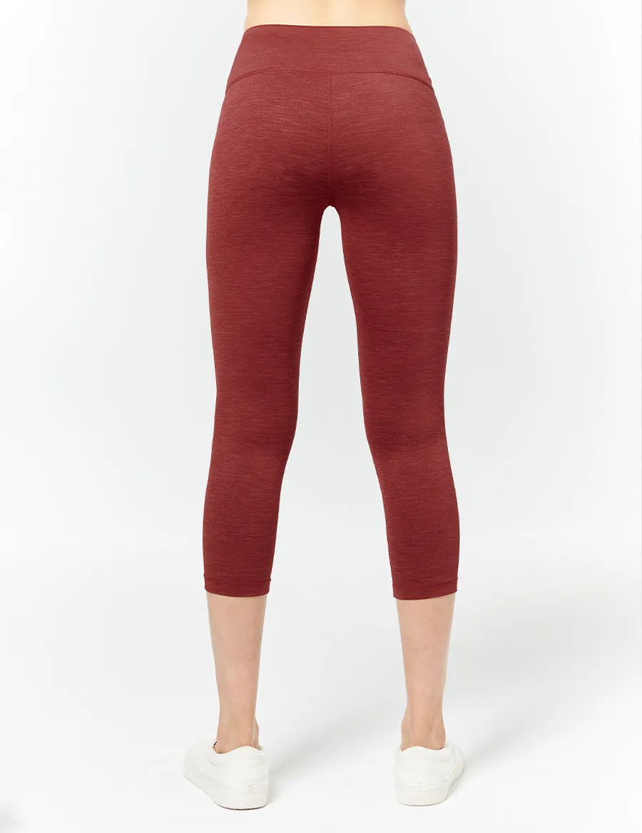 easyoga LA-VEDA Twiggy Core Capris4 - M42 M-Brick red